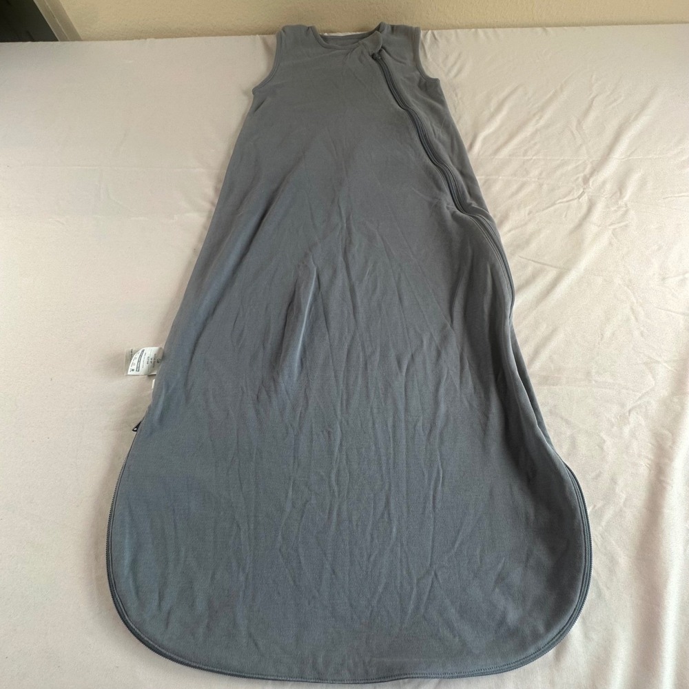 Kaiya Baby Sleep Bag 0.5 Tog 100% Organic Cotton Slate Blue Wearable Blanket
